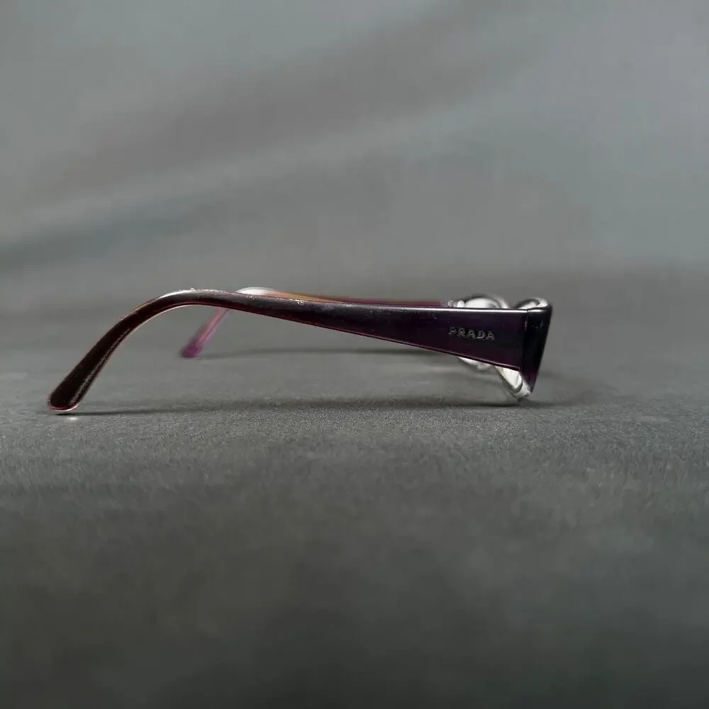 Prada VPR07M 51-16 ZXN-1O1 Purple Eyeglass Made In Italy Only Frame